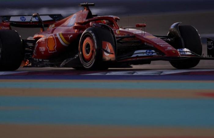 Charles Leclerc gana los entrenamientos libres en Qatar por delante de McLarens