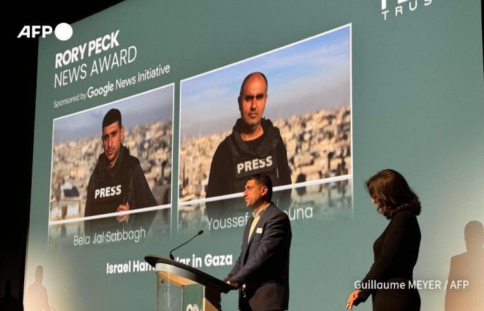 Dos periodistas autónomos de la AFP reciben el premio Rory Peck por su cobertura de la guerra de Gaza