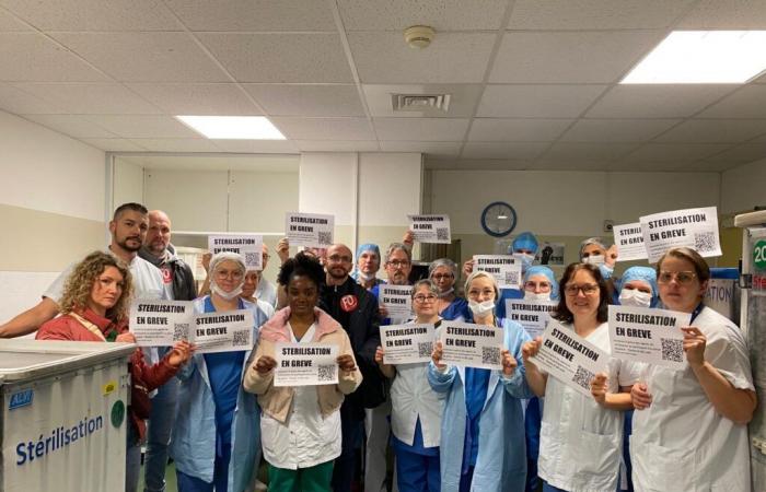 Tercer día de huelga en la esterilización del Hospital Universitario de Angers