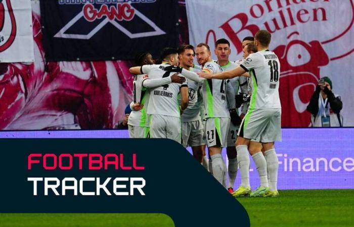 Football Tracker: Wolfsburg goleó a Leipzig mientras Union Berlin empataba contra Leverkusen