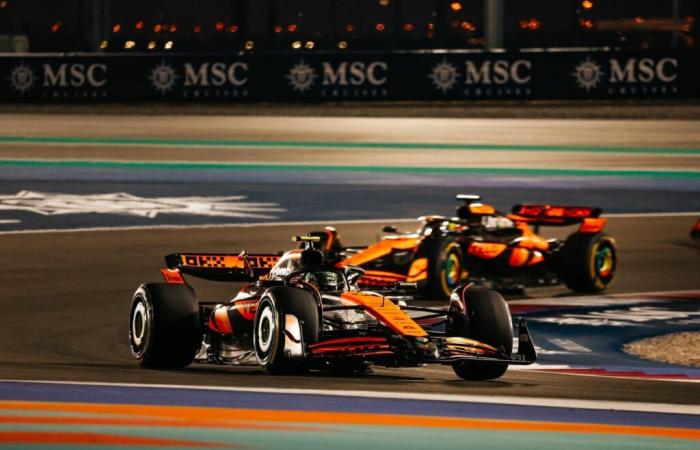 Lando Norris ofrece a Oscar Piastri la victoria al sprint, ¡McLaren se acerca al título de constructores!