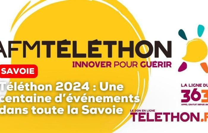 Teletón 2024: un centenar de eventos en toda Saboya