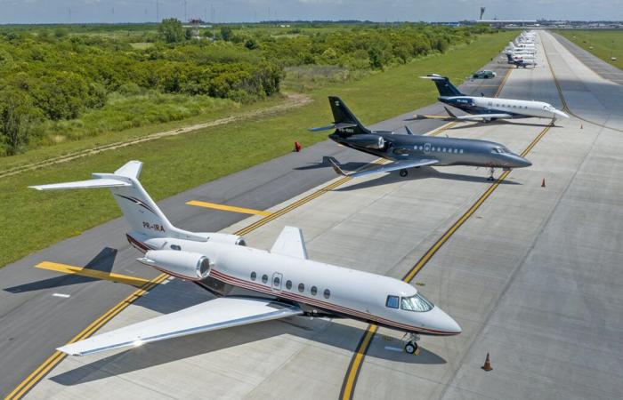 En la final de la Libertadores, aviones brasileños “invaden” aeropuertos argentinos