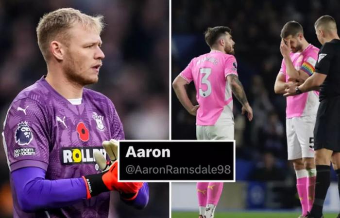 Aaron Ramsdale publica el primer tweet desde mayo y se vuelve viral inmediatamente después del Brighton vs Southampton – Premier League