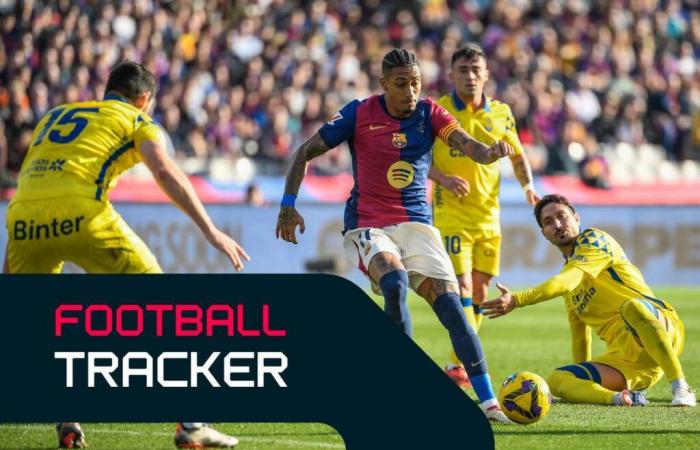 Football Tracker: Las Palmas sorprende al Barcelona y el Wolfsburgo anota un doblete temprano contra el Leipzig