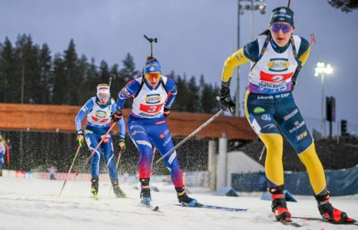 Kontiolahti – Les Bleus 2.º en el primer relevo mixto individual detrás de Suecia