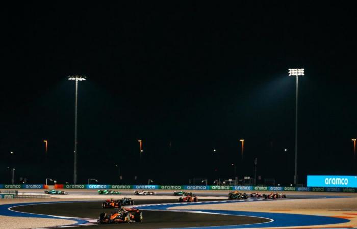 Resultados de la carrera de velocidad del Gran Premio de F1 de Qatar 2024