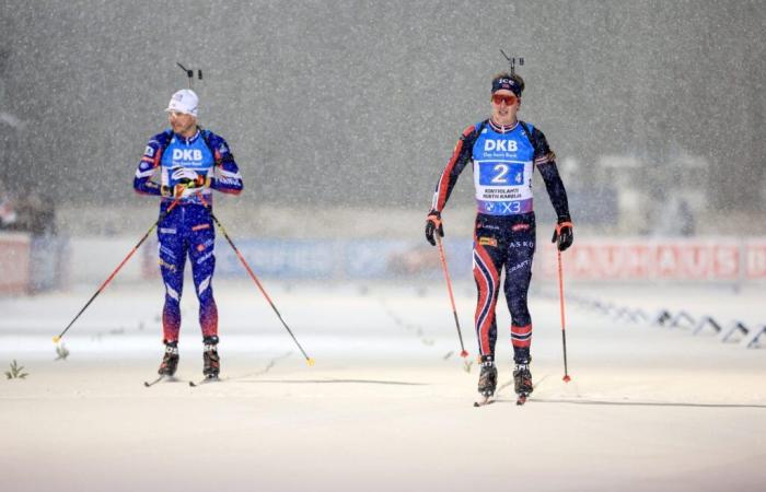 Biatlón | Kontiolahti: por qué Emilien Jacquelin fue atrapado por Vebjoern Soerum cuando todavía tenía una ventaja de 10 segundos a 600 metros de la meta | Revista nórdica | Biatlón n°1