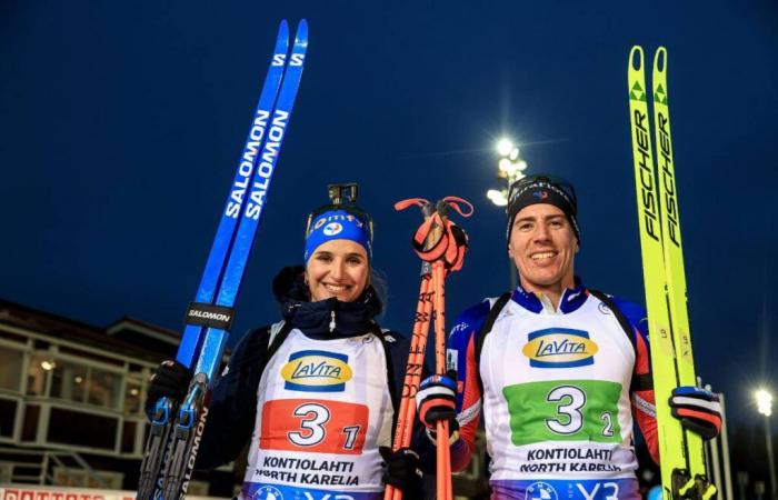 Kontiolahti – Les Bleus 2.º en el primer relevo mixto individual detrás de Suecia