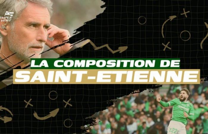 La composición de la ASSE en Rennes con un cambio