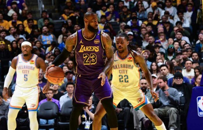 LeBron James y Anthony Davis decepcionan a los fanáticos en la derrota contra SGA y Thunder en la Copa de la NBA | Noticias, resultados, momentos destacados, estadísticas y rumores