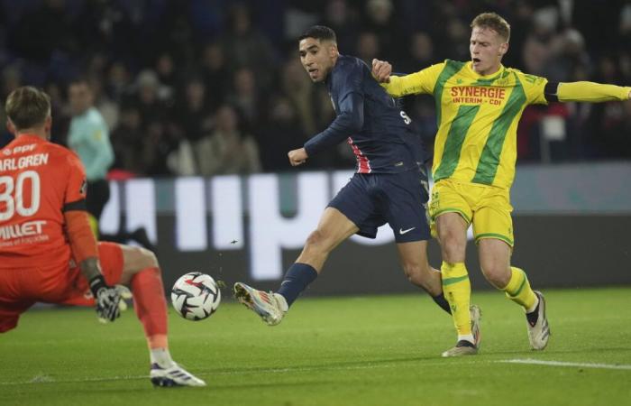 Nantes: los habitantes unidos de Nantes mantienen al PSG bajo control, resumen