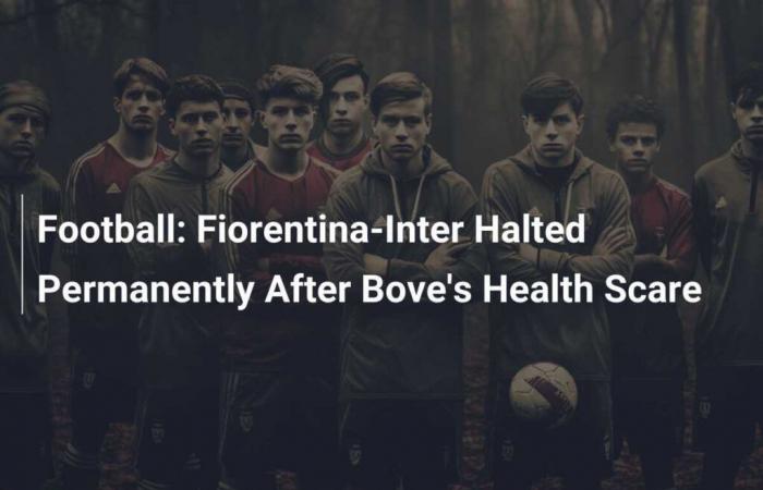 Fútbol: El Fiorentina-Inter se detuvo definitivamente tras el incidente de salud de Bove