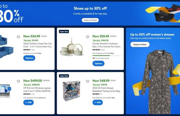 La oferta oficial del Cyber ​​Monday 2024 de Walmart ya está disponible