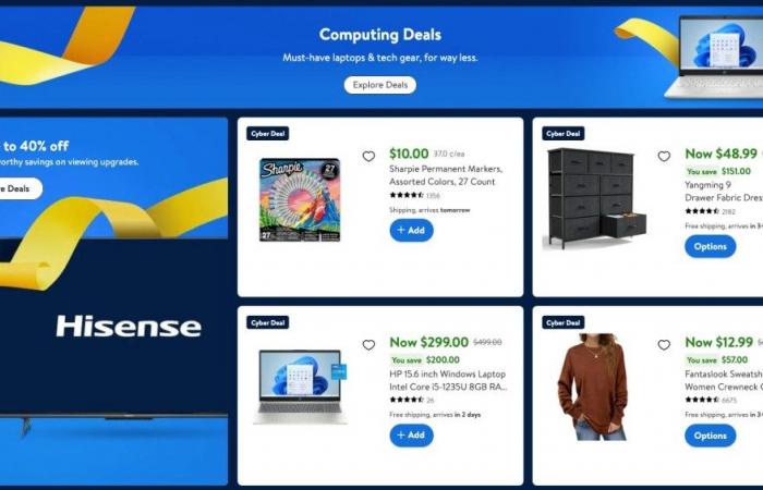 La oferta oficial del Cyber ​​Monday 2024 de Walmart ya está disponible