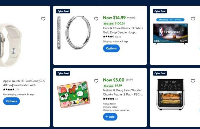 La oferta oficial del Cyber ​​Monday 2024 de Walmart ya está disponible