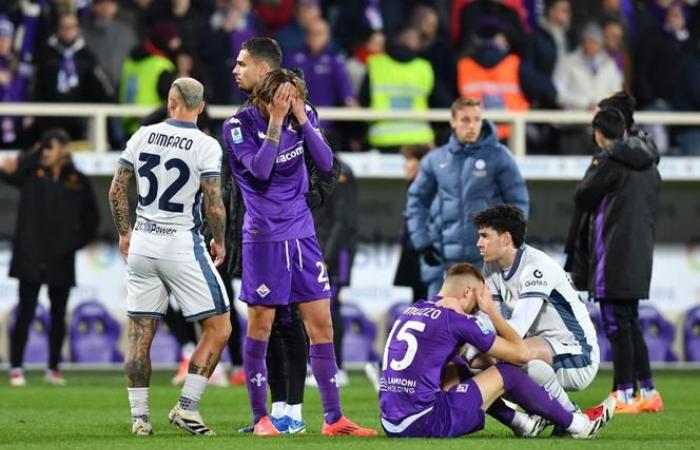 El partido entre Fiorentina e Inter de Milán interrumpido y aplazado tras la enfermedad de un jugador