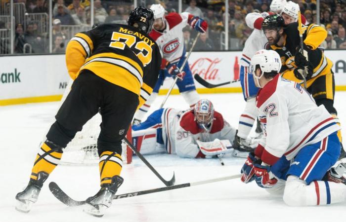 Canadiense 3 – Bruins 6 | Los Bruins celebran su centenario con una victoria ante los Canadiens