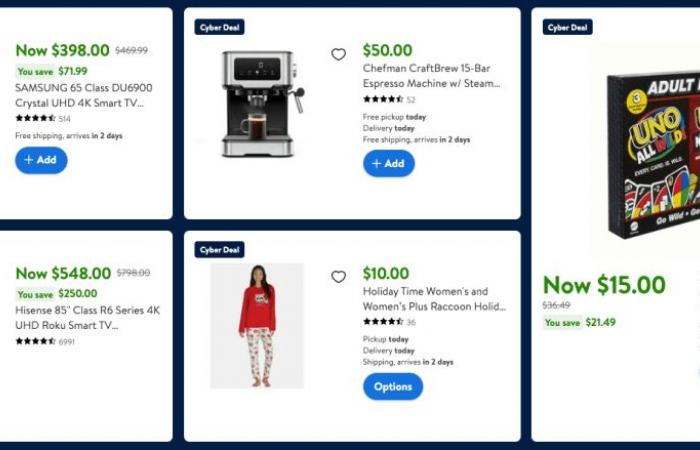 La oferta oficial del Cyber ​​Monday 2024 de Walmart ya está disponible