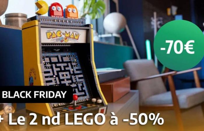 La máquina arcade LEGO PAC-MAN baja su precio por el Black Friday