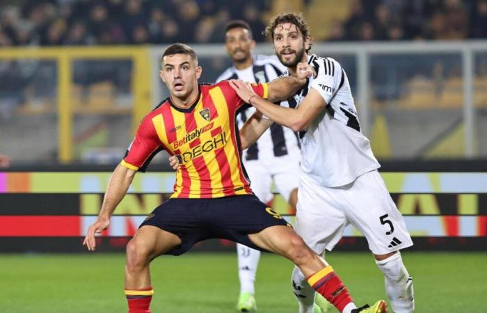 Boletas de calificaciones Lecce-Juventus: Krstovic en plena forma, Thuram dominado