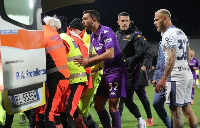 El colapso de Bove en el Fiorentina-Inter provoca reacciones de De Gea y de los clubes de fútbol en las redes sociales