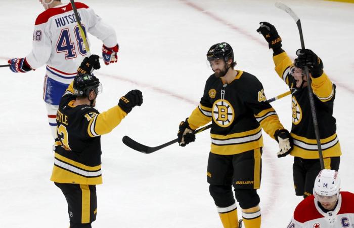 Canadiense 3 – Bruins 6 | Los Bruins celebran su centenario con una victoria ante los Canadiens