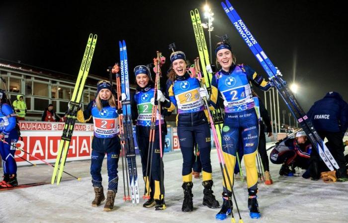 Biatlón: dos años después de su última victoria en relevos en la Copa del Mundo, Suecia vuelve a la senda del éxito | Revista nórdica | Biatlón n°1