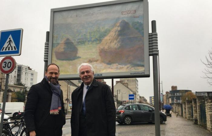 En Châteauroux, el arte se apodera de las vallas publicitarias