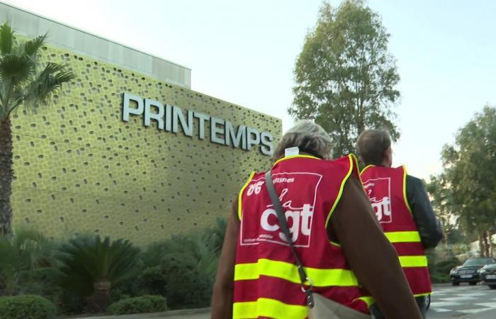 Los empleados de Printemps de Polygone Riviera, obligados a cerrar, se movilizan por sorpresa contra su dirección.