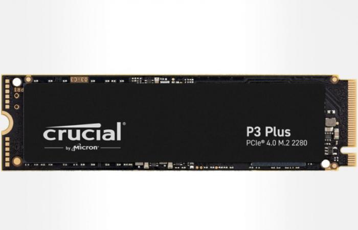 El SSD NVMe Crucial P3 Plus de 1 TB tiene un excelente precio del Black Friday