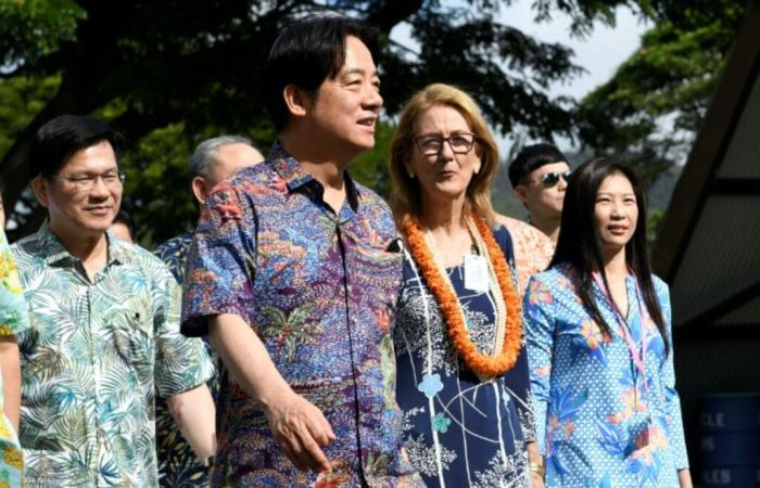 En Hawái, alfombra roja y flores para el presidente taiwanés de gira por el Pacífico – 12/01/2024 a las 06:01