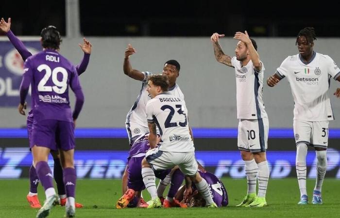 Fiorentina-Inter. Edoardo Bove, víctima de molestias durante el partido, recuperó el conocimiento.