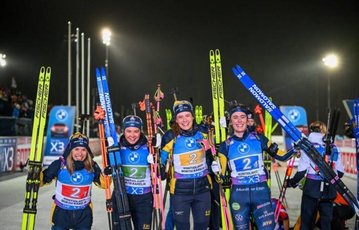 Biatlón: dos años después de su última victoria en relevos en la Copa del Mundo, Suecia vuelve a la senda del éxito | Revista nórdica | Biatlón n°1