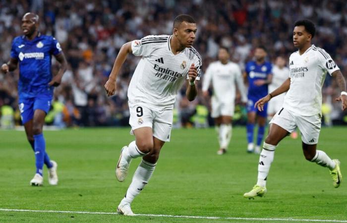 Real Madrid – Getafe (2-0): goleador y hombre del partido, Kylian Mbappé recupera un poco de confianza