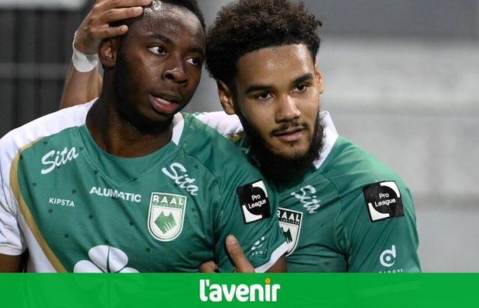 Errores de Nurudeen, primer gol de Gillot y Nagera, reducción del marcador en el tiempo añadido: la RAAL se asusta en Eupen pero gana (3-4)