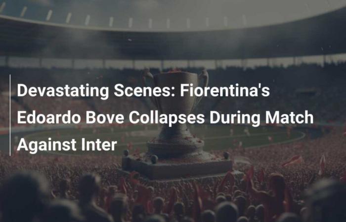 Escenas devastadoras: Edoardo Bove de la Fiorentina se desploma durante el partido contra el Inter