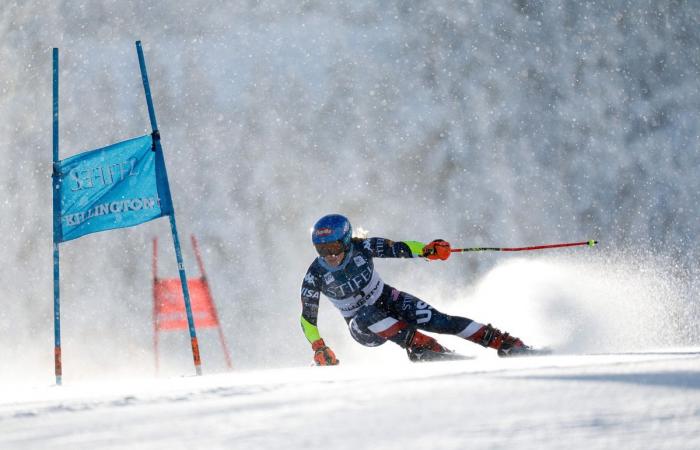 Slalom gigante en Killington: Mikaela Shiffrin cae espectacularmente