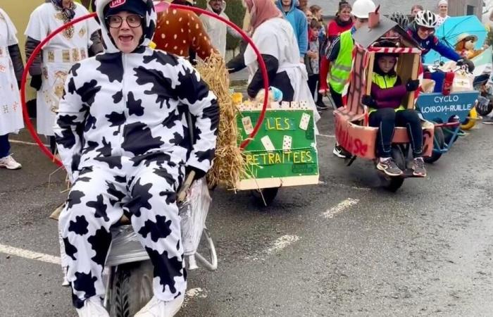 En Mayenne, una loca carrera de carretillas de tres horas para la Teletón 2024