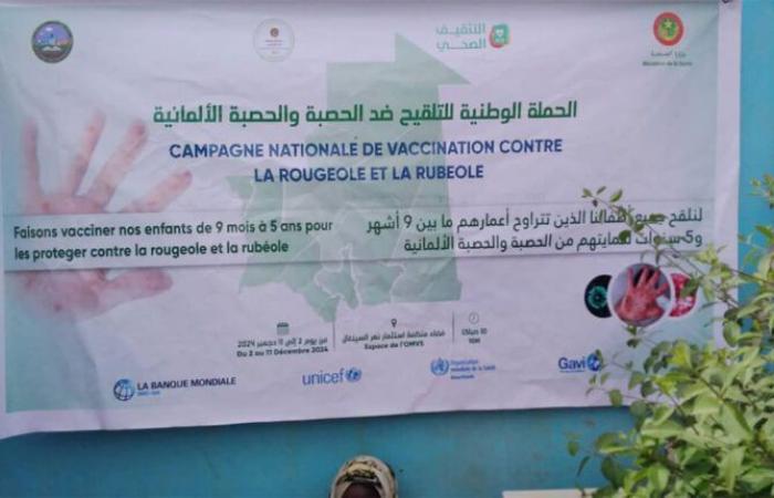 Mauritania: lanzamiento de una importante campaña de vacunación contra el sarampión