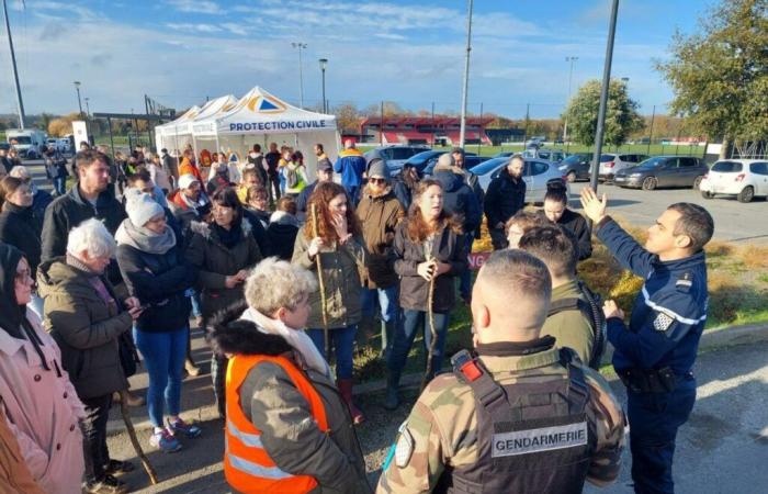 Los gendarmes se movilizaron este lunes para recoger testimonios.