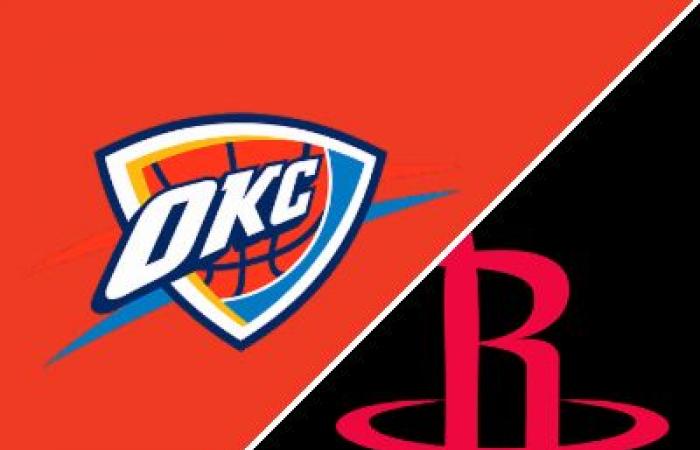 Rockets 119-116 Thunder (1 de diciembre de 2024) Resumen del juego