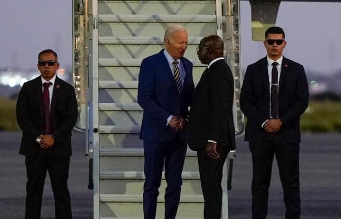 Joe Biden en Angola en su único viaje a África