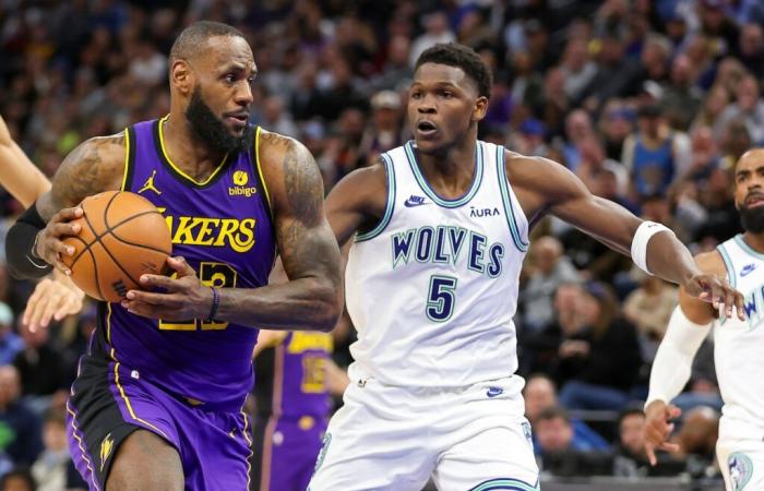 Mira la transmisión en vivo gratis de Los Angeles Lakers vs.Minnesota Timberwolves