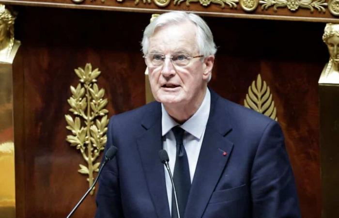 Una moción de censura presentada contra el primer ministro Michel Barnier