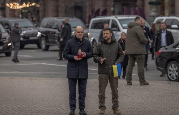 Scholz promete ayuda, con la cuestión de las conversaciones con Moscú en el fondo