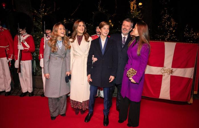 Toda la familia real danesa en el estreno de El Cascanueces