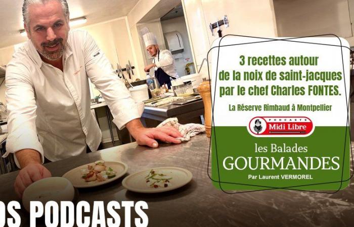 Podcast. “Paseos gourmet”: tríptico de Saint-Jacques del chef Charles Fontes de Réserve Rimbaud