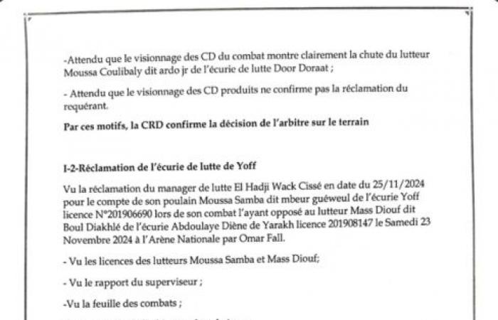 ¡El CNG confirma la victoria de Modou Lo contra Siteu!