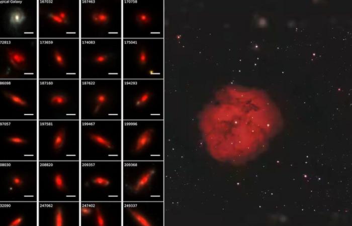 Impresionante descubrimiento de la NASA: las ‘galaxias OVNI rojas’ desafían todo lo que sabemos sobre el espacio